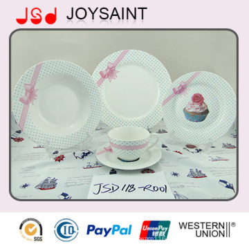 New Bone China New Design Porcelain Tableware Set Ceramic Plate